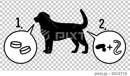 犬の寄生虫退治 8818719