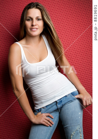 Casual Young Woman Casual Young Woman 8819691