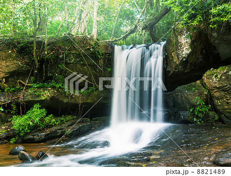 Waterfall in Cambodia 8821489
