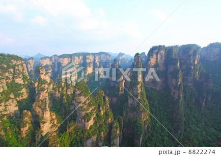 Mountain landscape of Zhangjiajie in China Mountain landscape of Zhangjiajie in China 8822274