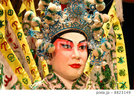 Cantonese opera dummy close-up. Cantonese opera dummy close-up. 8823149