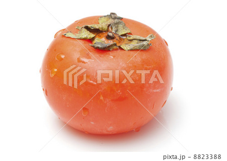 Orange persimmon isolated on white background Orange persimmon isolated on white background 8823388