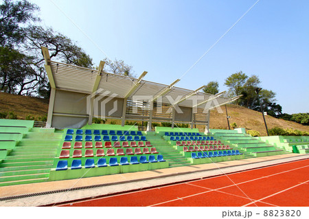 Stadium seats and running track Stadium seats and running track 8823820
