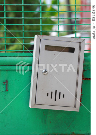 Postbox on door gate 8823846