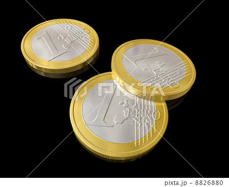 One euro coins 8826880