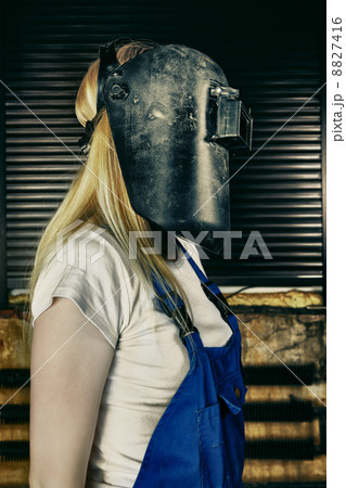 Woman in Welder 8827416