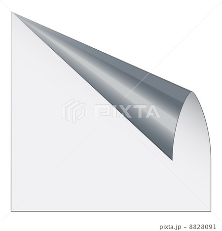 page corner with metallic backs page corner with metallic backs 8828091