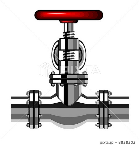industrial valve chrome red 8828202