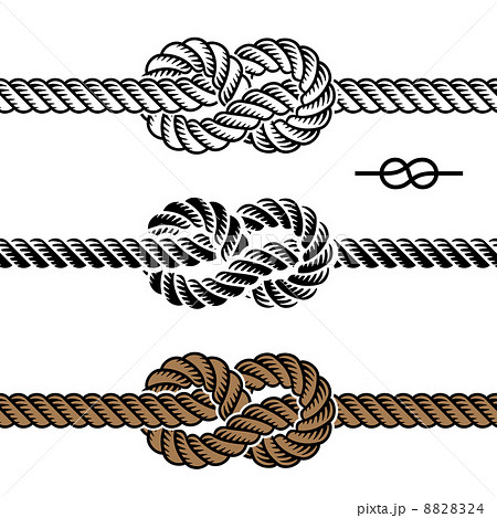 Black Rope Knot Symbolsのイラスト素材 8828324 Pixta