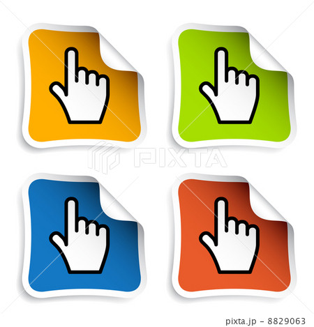 smooth cursor hand stickers smooth cursor hand stickers 8829063