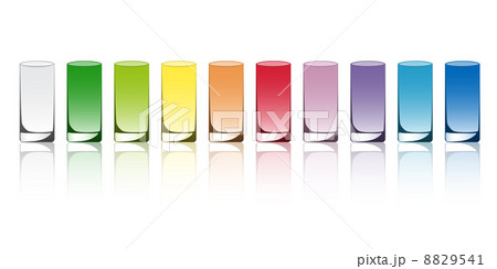 colored glasses 8829541