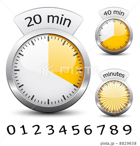 timer - easy change every one minute Stock Illustration [8829638] - PIXTA