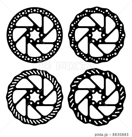 bike brake disc black silhouette bike brake disc black silhouette 8830883