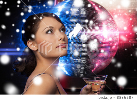 woman with cocktail 8836287