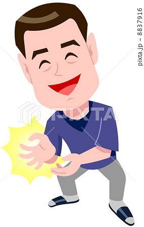 整体師ハンドパワーのイラスト素材