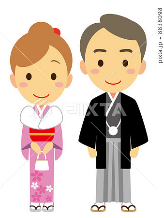 晴れ着　夫婦 8838098