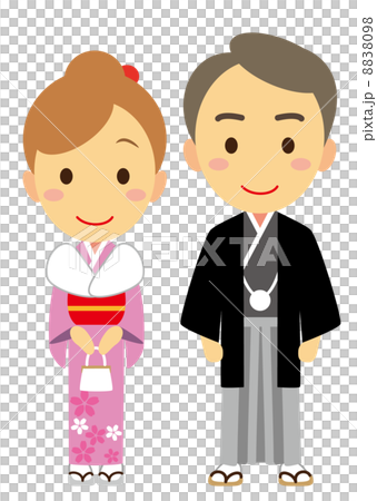 晴れ着　夫婦 8838098