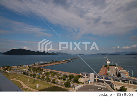 サンポート高松 高松港遠景 サンポート高松 高松港遠景 8839058