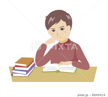 本を読む人02 8840424