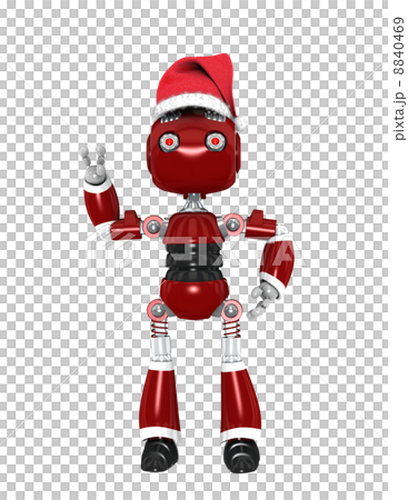 Robot Santa - Stock Illustration [8840469] - PIXTA