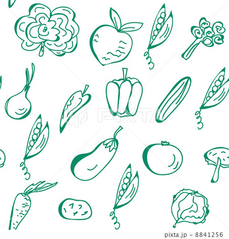 Vegetables seamless pattern Vegetables seamless pattern 8841256