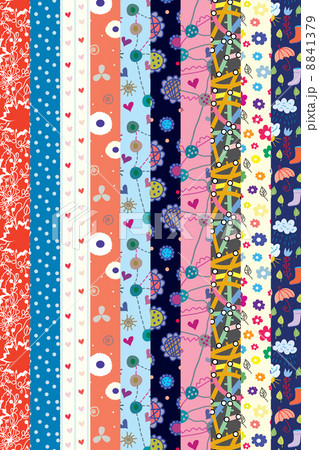 Funny ribbons bright set 8841379