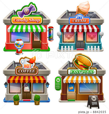 Store Icon Set のイラスト素材 435