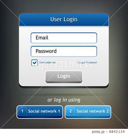 Login page. Login page. 8842134