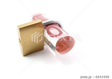 Padlock with money Padlock with money 8843499