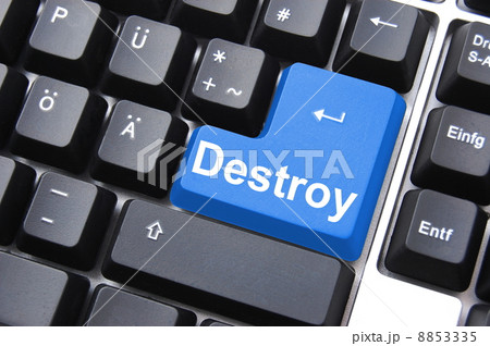 destroy button 8853335