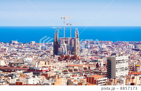 Barcelona from high point Barcelona from high point 8857173