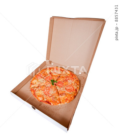 pizza in box 8857431