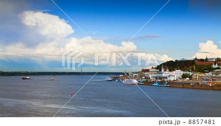 Summer view of Nizhny Novgorod 8857481