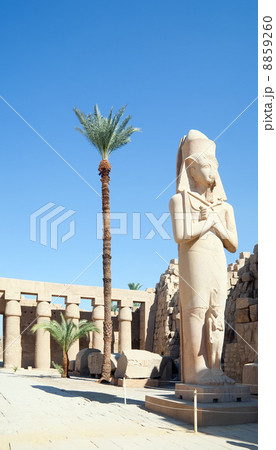 Statue of Ramses II in Karnak temple at Luxor, Egypt Statue of Ramses II in Karnak temple at Luxor, Egypt 8859260
