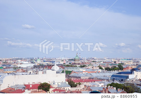 Top view of St. Petersburg 8860955