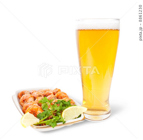 fried shrimps and beer fried shrimps and beer 8861230