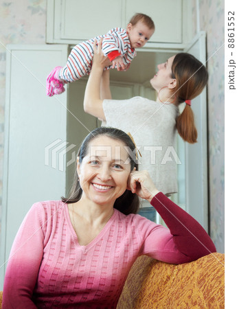 Portrait of happy mature woman Portrait of happy mature woman 8861552