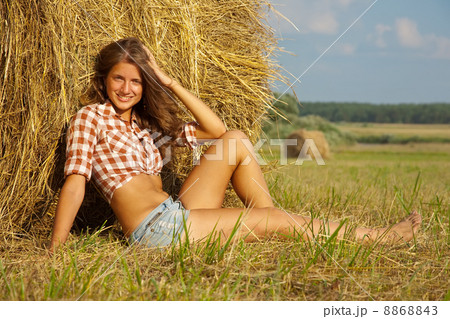 girl in checked shirt 8868843