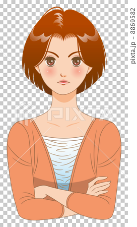 女人/面部表情/生氣 女人/面部表情/生氣 8869582