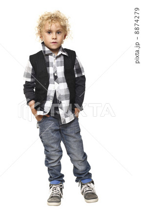 portrait of young blond boy portrait of young blond boy 8874279