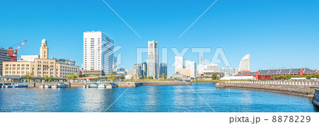 横浜みなとみらい21全景(横浜市中区、象の鼻パークより) 8878229