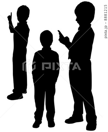 Silhouette of a man in a tuxedo 8881215