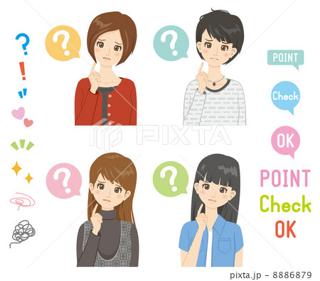 疑問のある女性 8886879