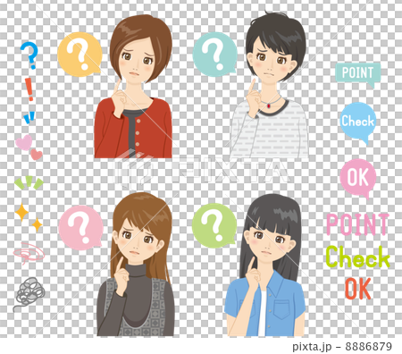 疑問のある女性 8886879