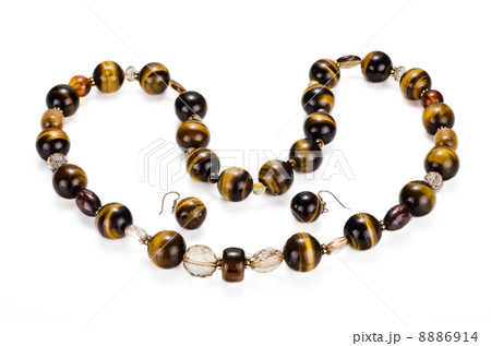 Tiger eye beading with hangers 8886914