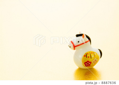 年賀素材　午　ハガキテンプレート 8887636