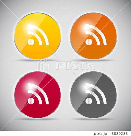 Shine glossy computer icon vector illustration 8889288