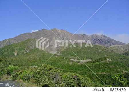 鹿児島県　桜島　湯之平展望所から 8893980