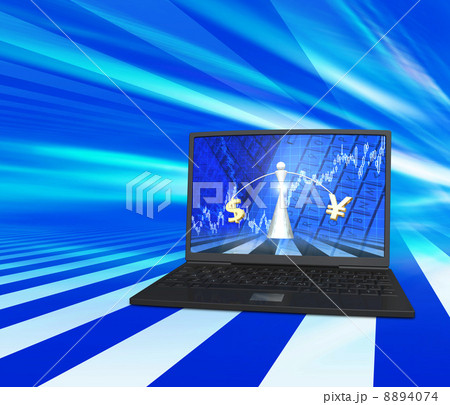 金融市場での外国為替の振り子/円・ドル 金融市場での外国為替の振り子/円・ドル 8894074