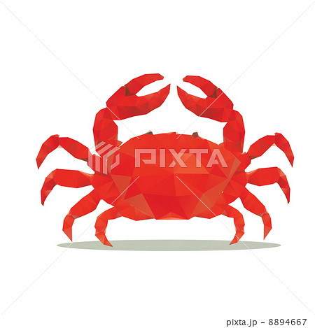 crab polygon vector crab polygon vector 8894667